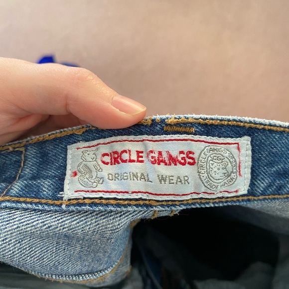 Size 11 todays size 2-4 circle gang jeans - Picture 3 of 5